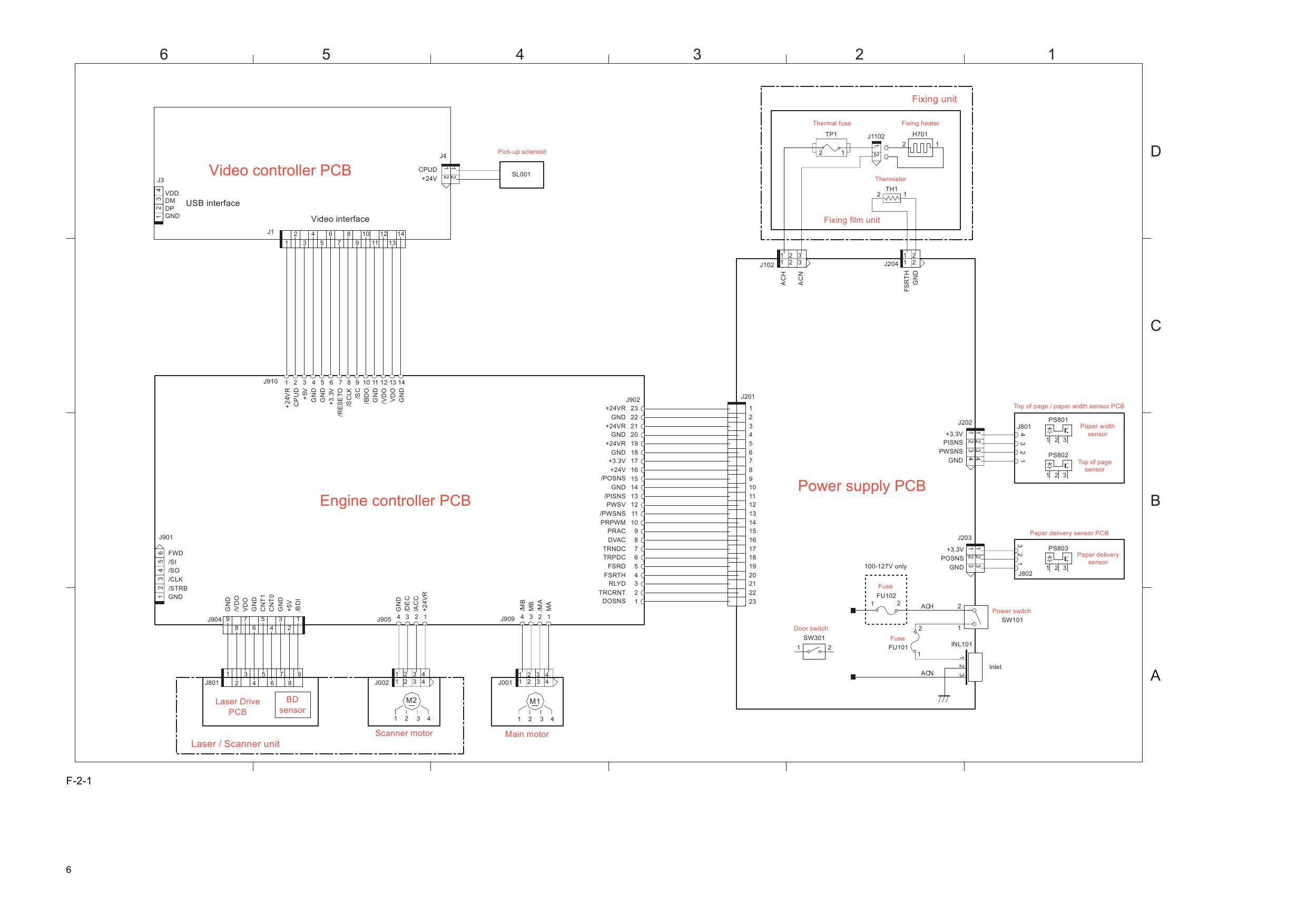 Canon imageCLASS LBP-3000 2900 Circuit Diagram-5